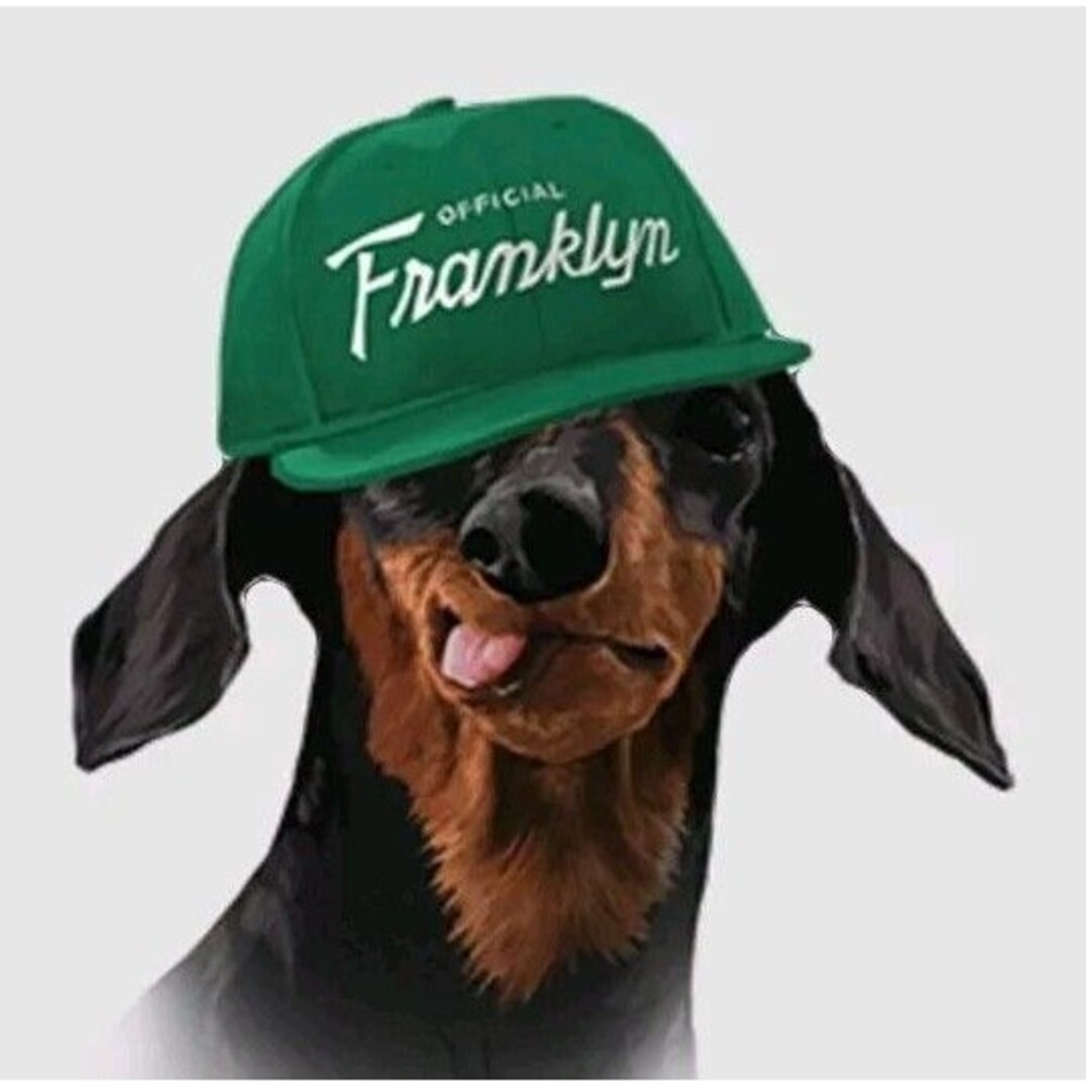 Official Franklyn Green Snapback Hat Adjustable Cap Script White Embroidered